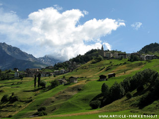 Paesaggio vicino Bormio