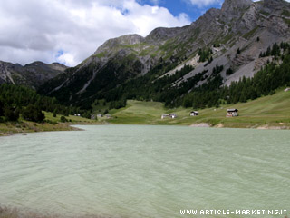 Uno dei laghi di Cancano