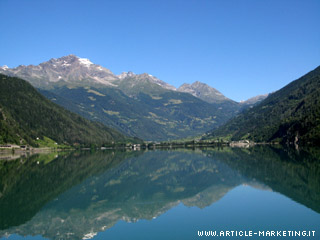 Paesaggio dal trenino rosso